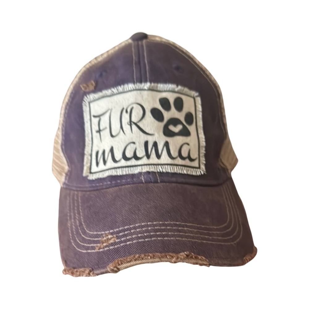 Purple and White Trucker Hat